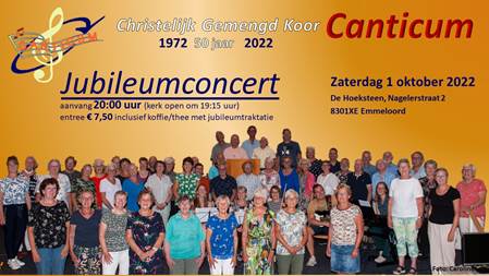 Jubileum concert Canticum